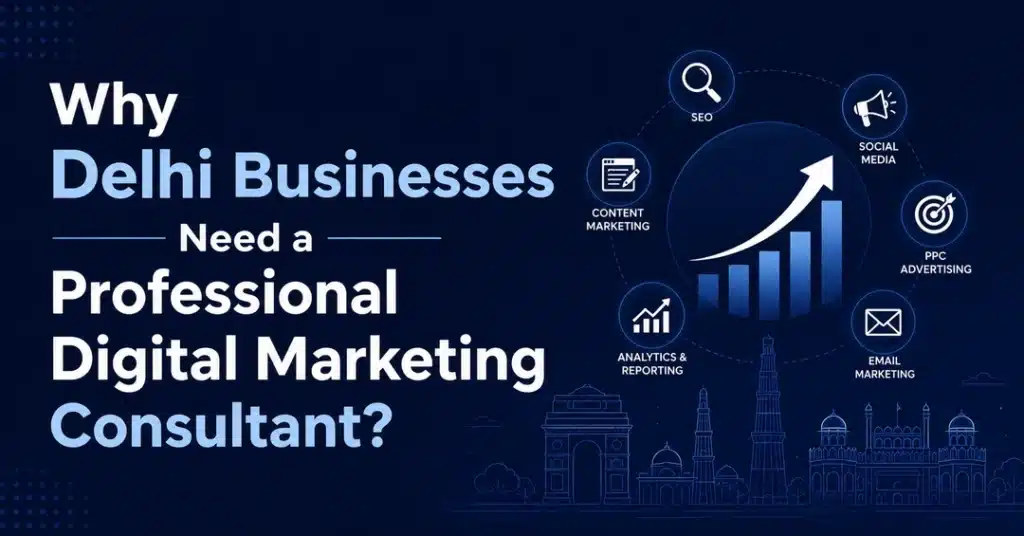 Why Delhi Businesses Need a Professional Digital Marketing Consultant?