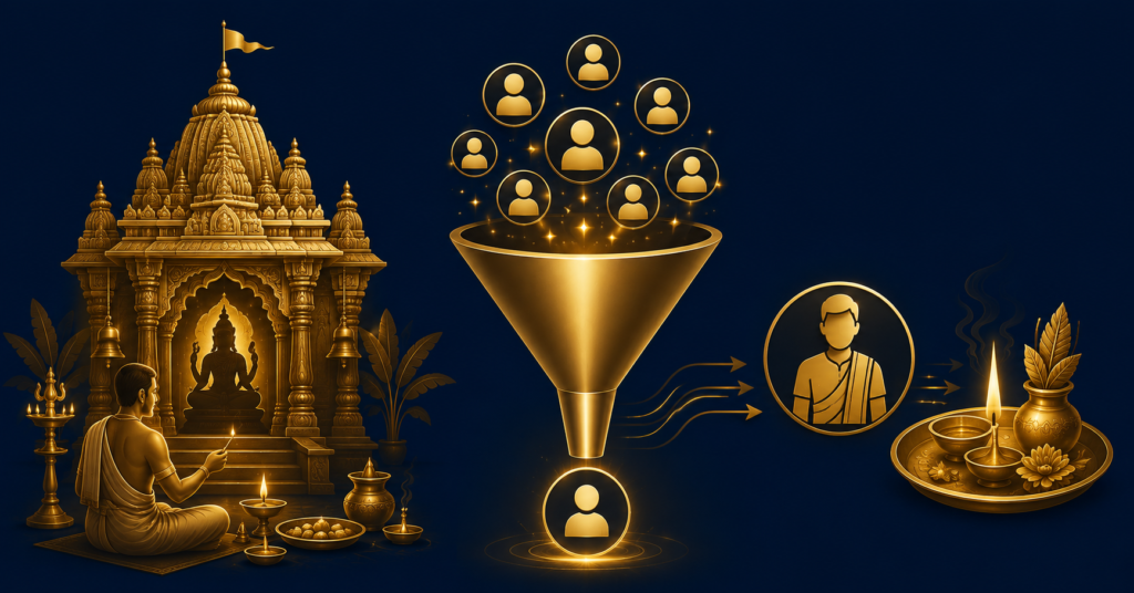 Topic Lead Generation Services for Temple Puja and Pujari Business